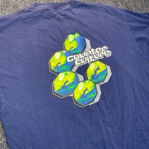 Y2K Counter Culture T-Shirt Mens XL Surf Surfer Retro VTG Indie Grunge Skater
